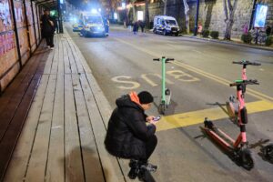 Велодорожку планируют оборудовать на Руставели. Ремонт проспекта собираются начать после Нового года